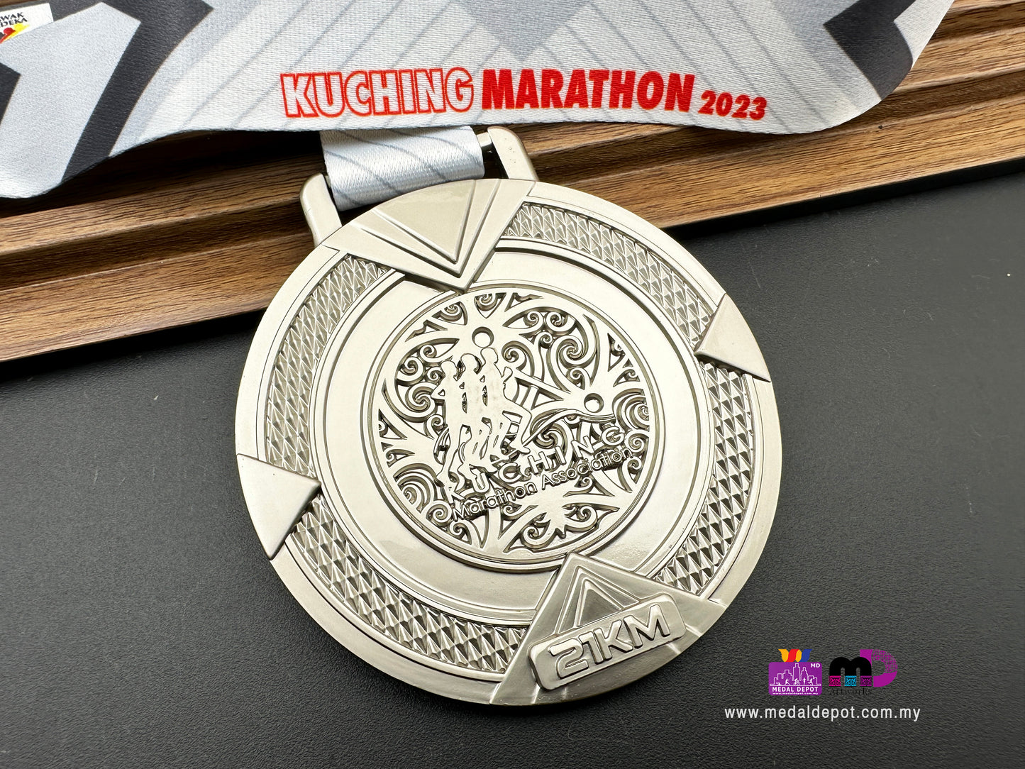 Kuching Marathon 2023 medal