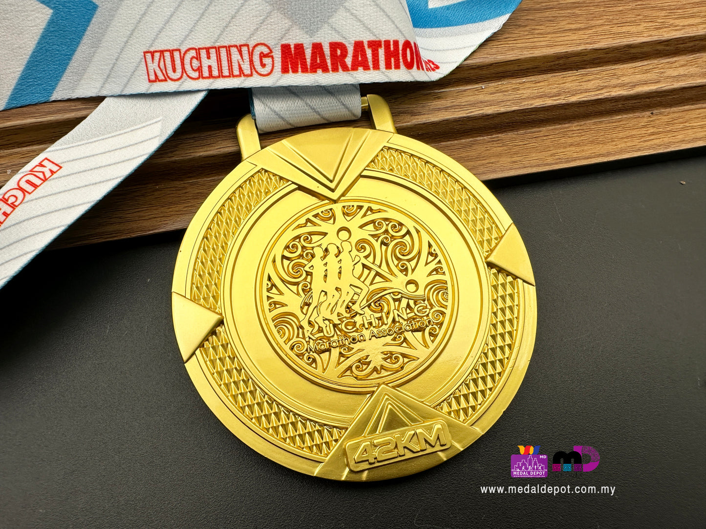 Kuching Marathon 2023 medal