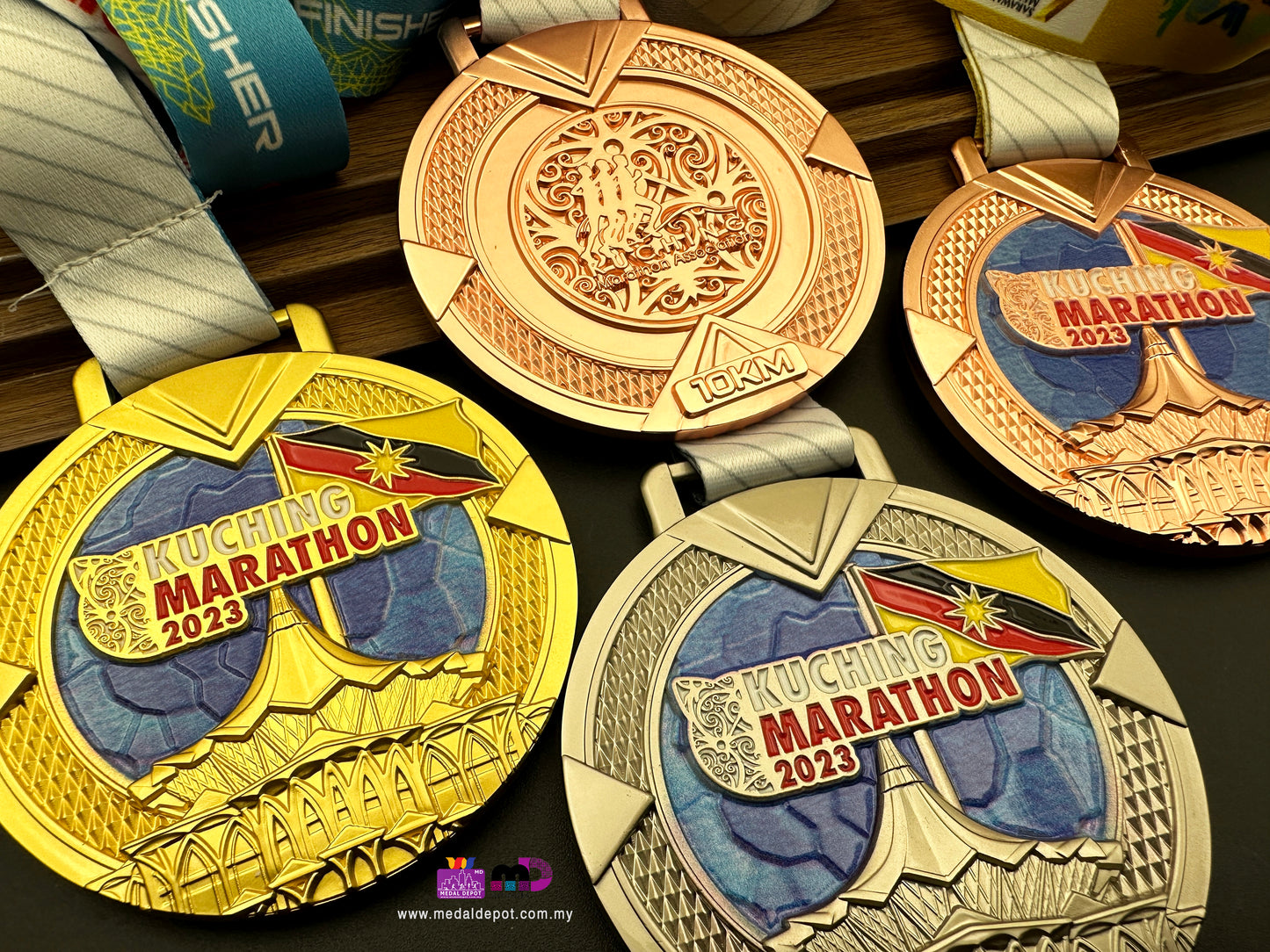 Kuching Marathon 2023 medal