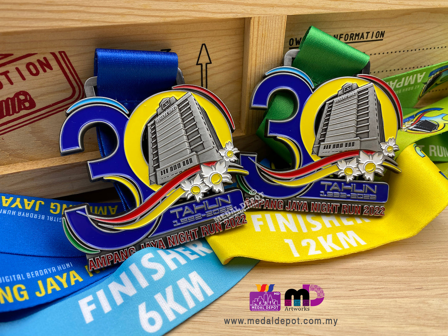 Ampang Jaya Night Run 2022 ( 30th Anniversary ) medal