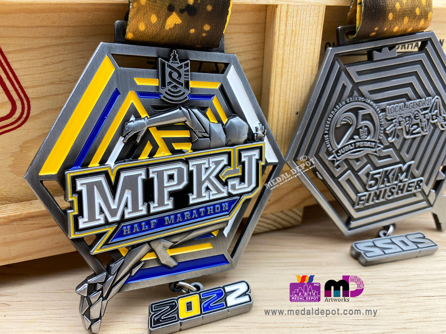 MPKJ Half Marathon 2022 medal