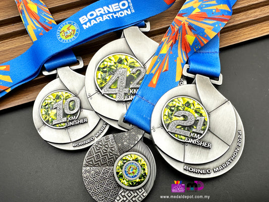 Borneo Marathon 2024 Medal