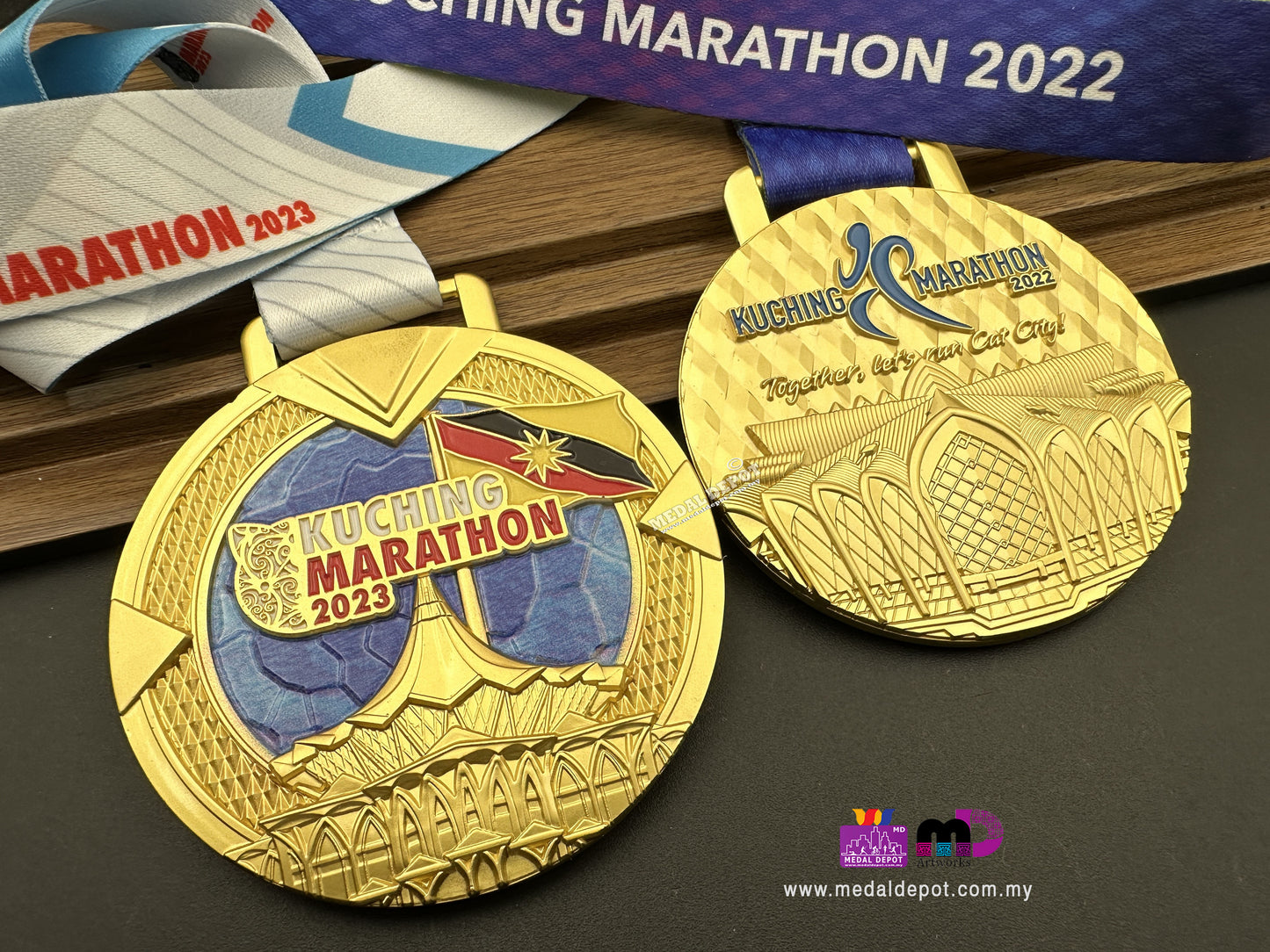 Kuching Marathon 2023 medal