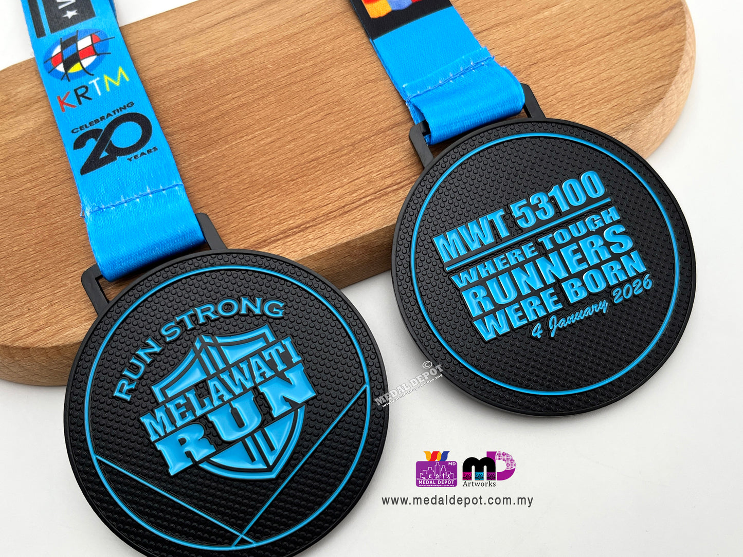 Melawati Run 2026 medal By MEDAL DEPOT