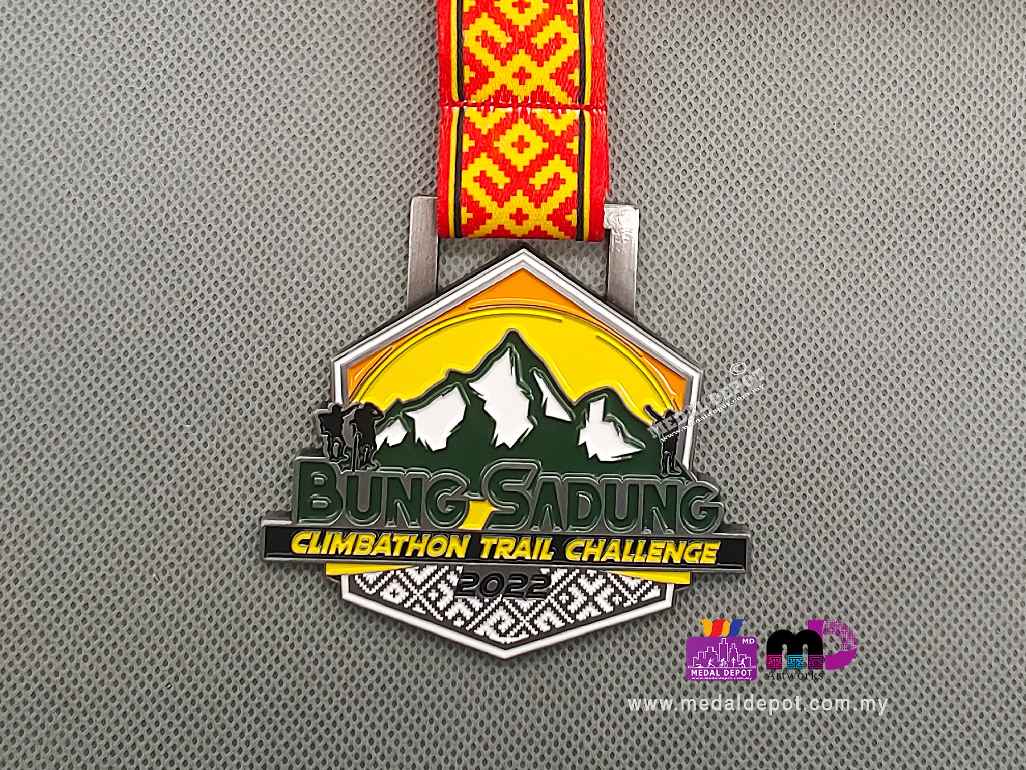 Bung Sadung Climbathon Trail Challenge 2022 Medal – Medal Depot