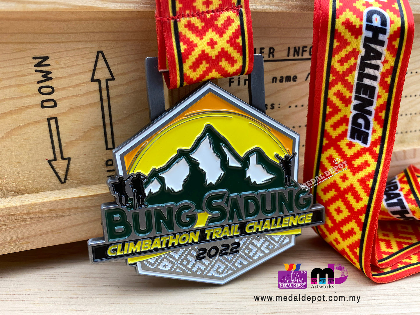 Bung Sadung Climbathon Trail Challenge 2022 medal