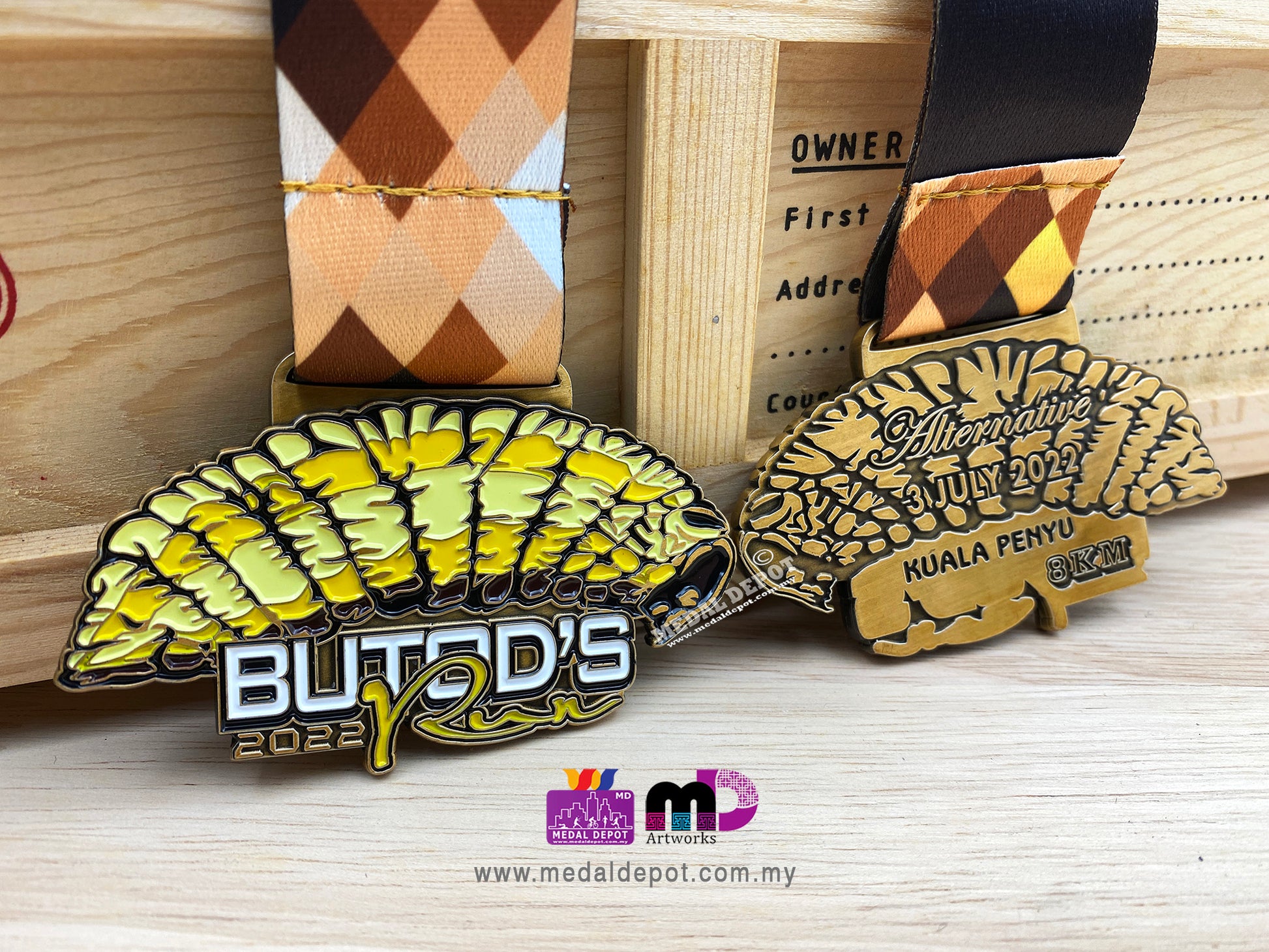 Butod's Run 2022 medal – Medal Depot