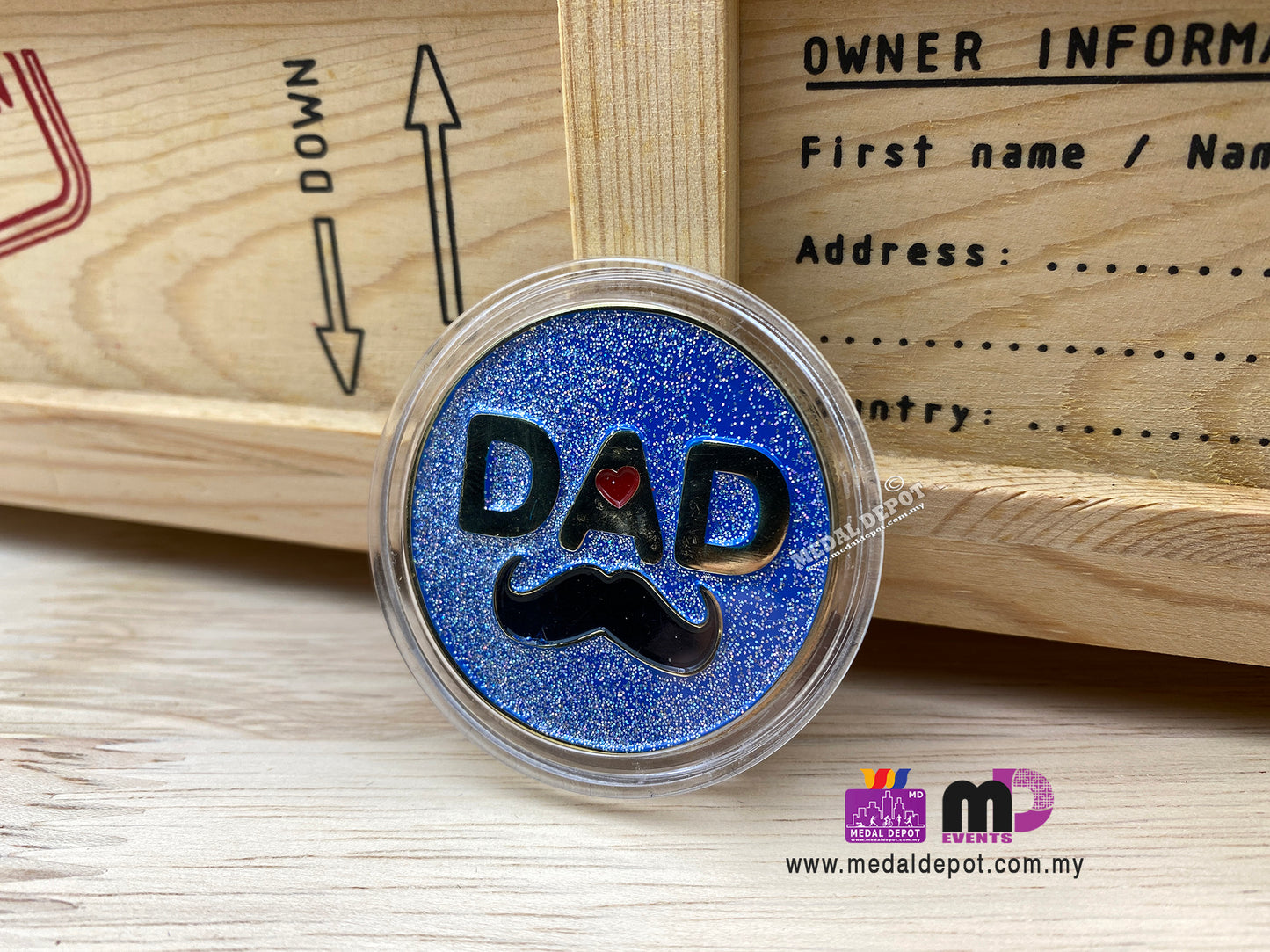 Happy Father's Day Coin