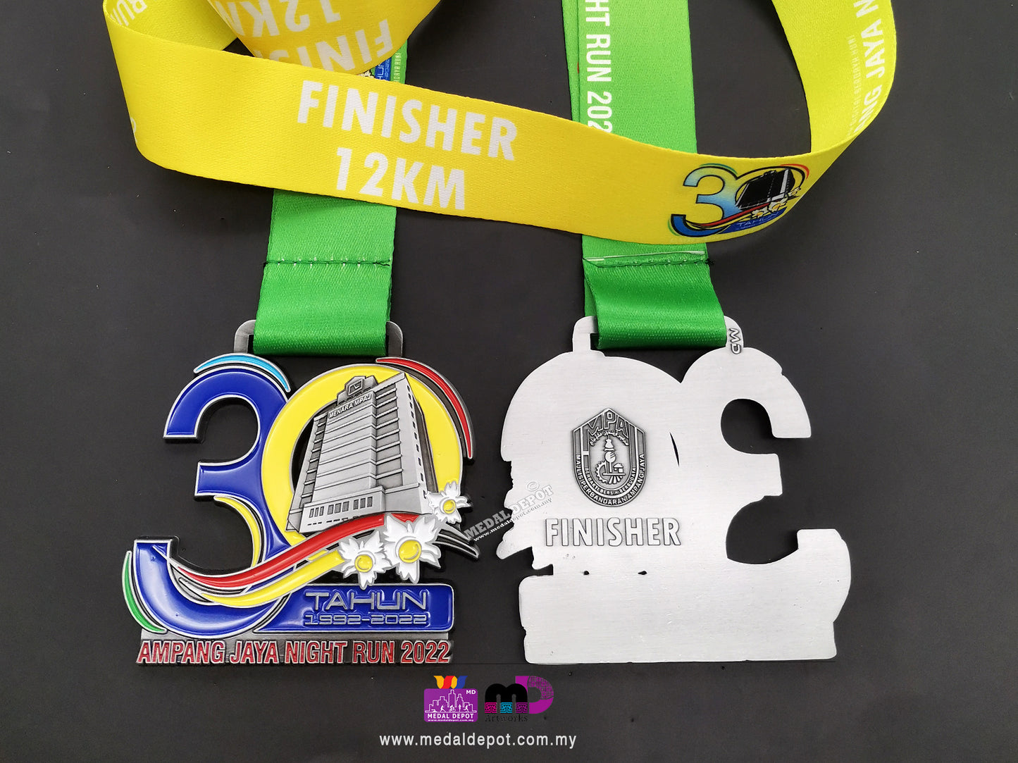 Ampang Jaya Night Run 2022 ( 30th Anniversary ) medal