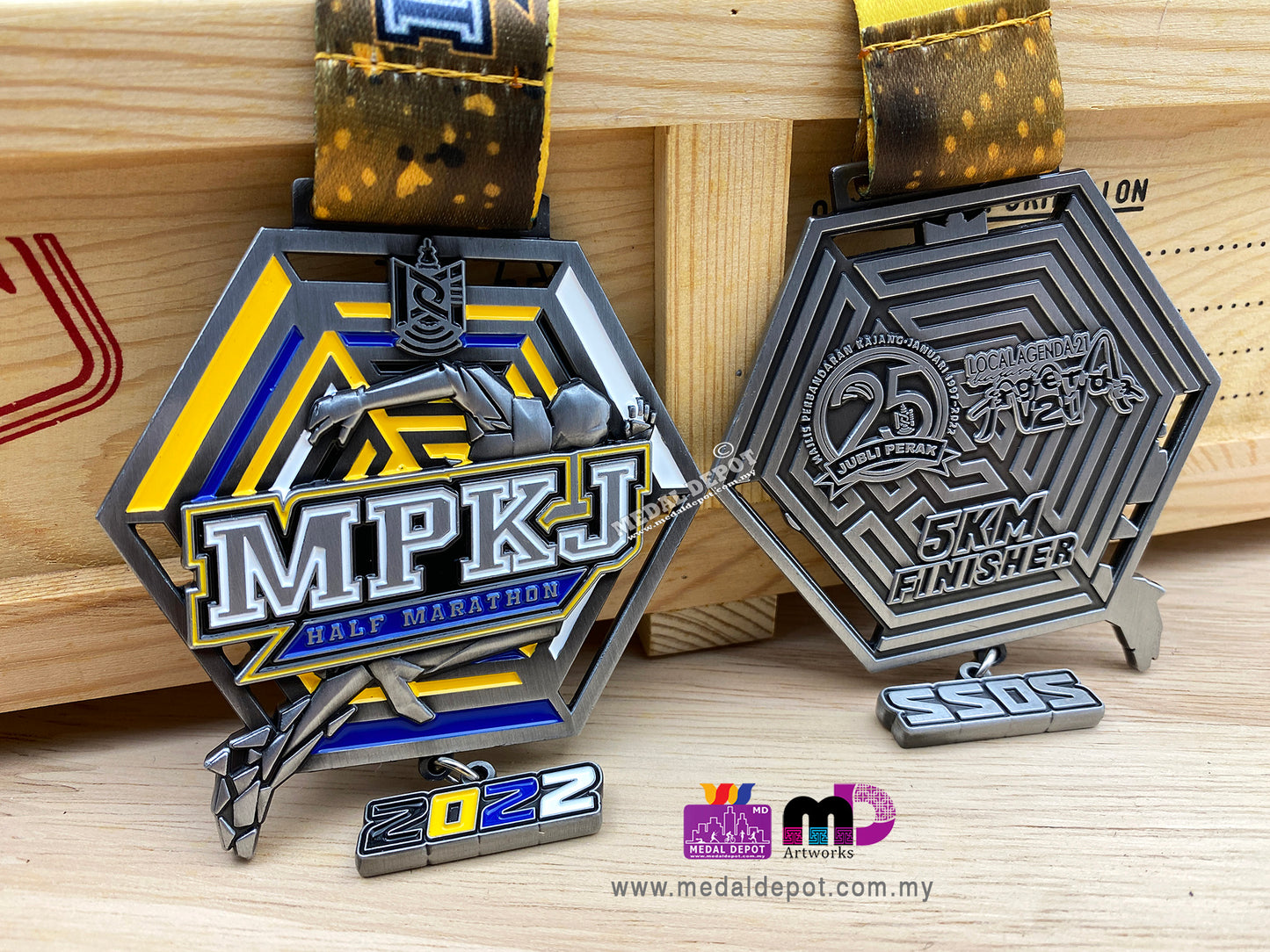 MPKJ Half Marathon 2022 medal