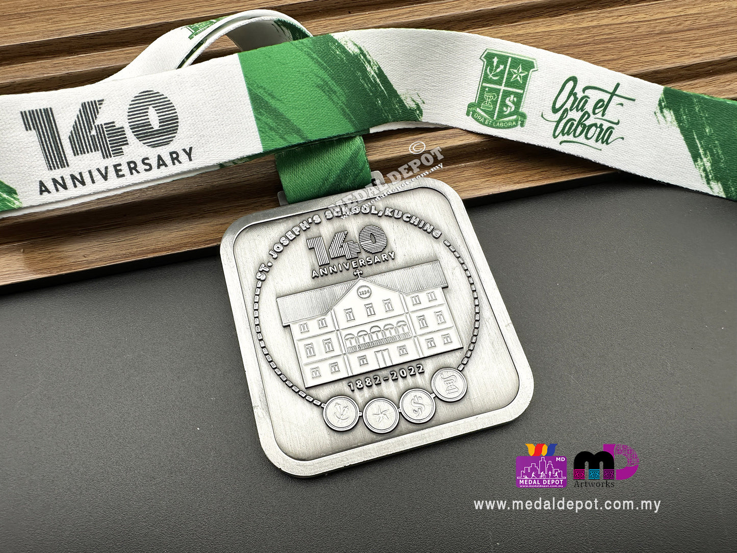 Ora Et Labora Run 2022 medal
