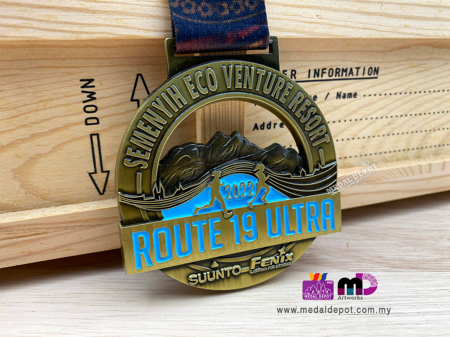 Route 19 Ultra 2022 medal