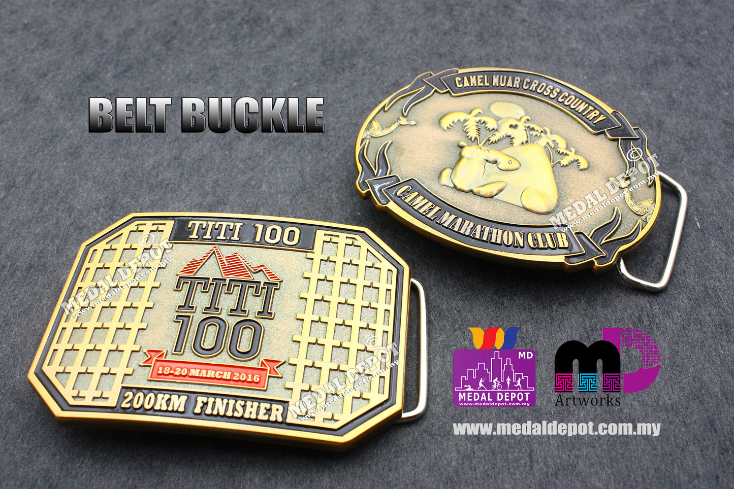 TITI 100 Ultra 2016 Belt buckle